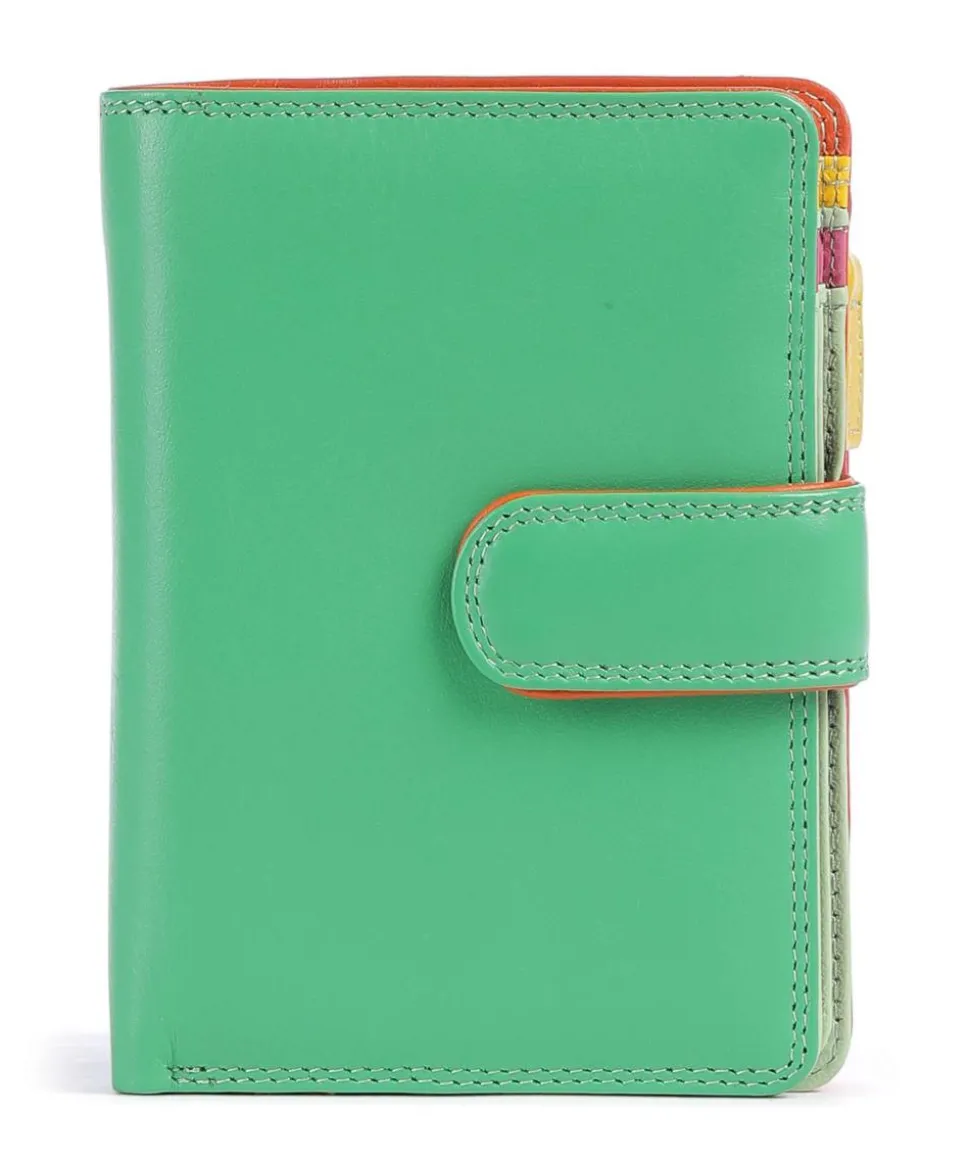 Geldbörse fein genarbtes Leder grün