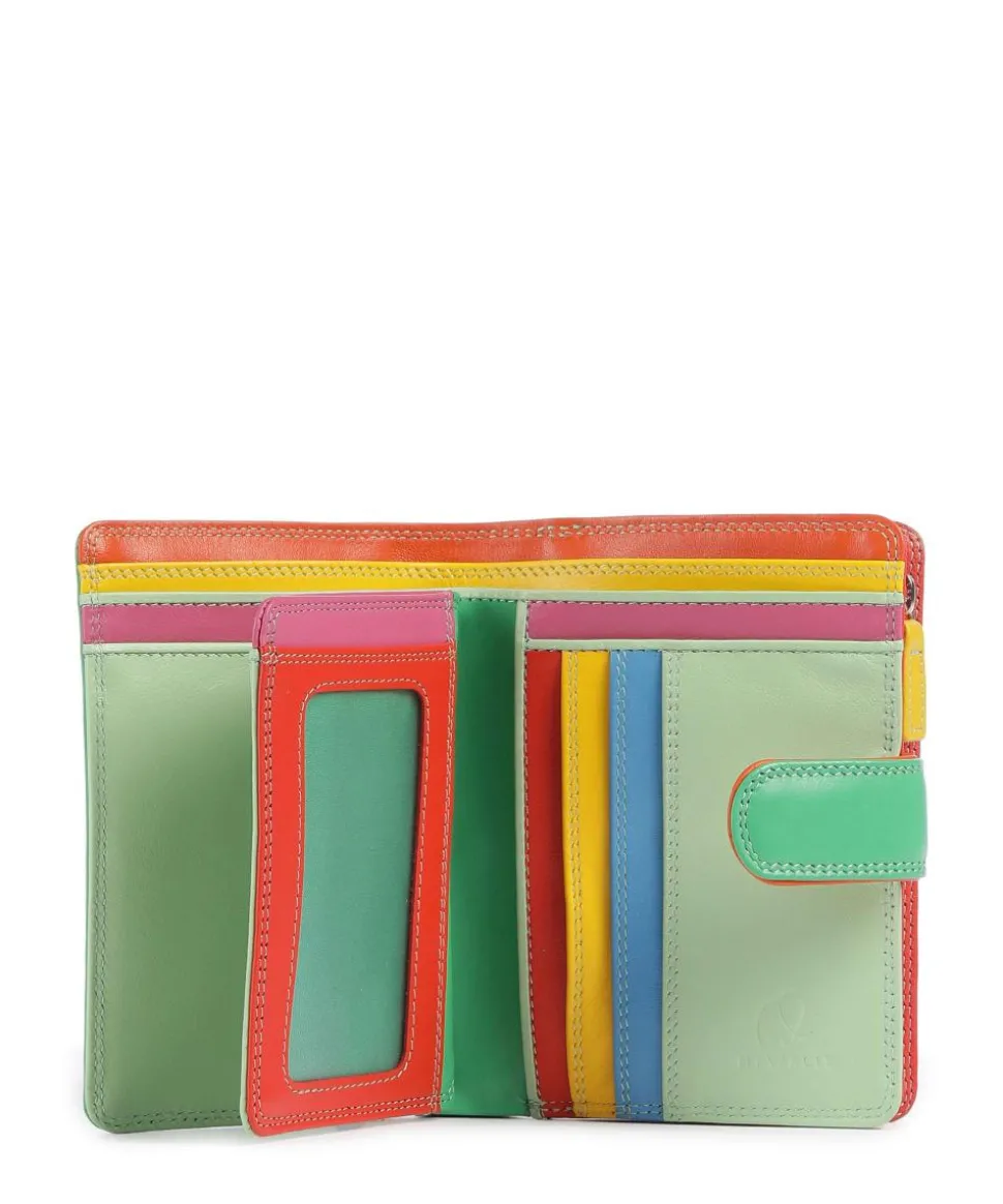 Geldbörse fein genarbtes Leder grün