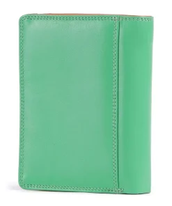 Geldbörse fein genarbtes Leder grün
