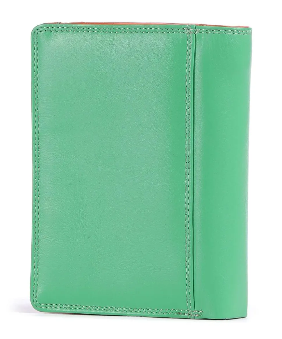 Geldbörse fein genarbtes Leder grün