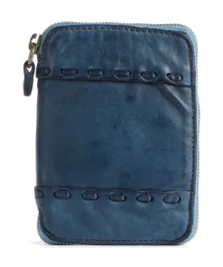 Geldbörse fein genarbtes Rindsleder petrol