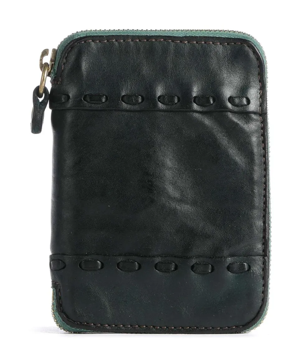 Geldbörse fein genarbtes Rindsleder dunkelgrün