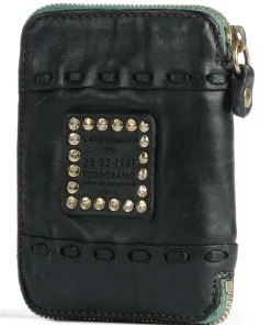 Geldbörse fein genarbtes Rindsleder dunkelgrün