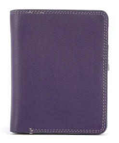 Geldbörse fein genarbtes Rindsleder pflaume