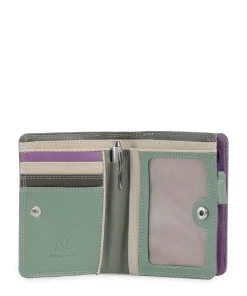 Geldbörse fein genarbtes Rindsleder pflaume