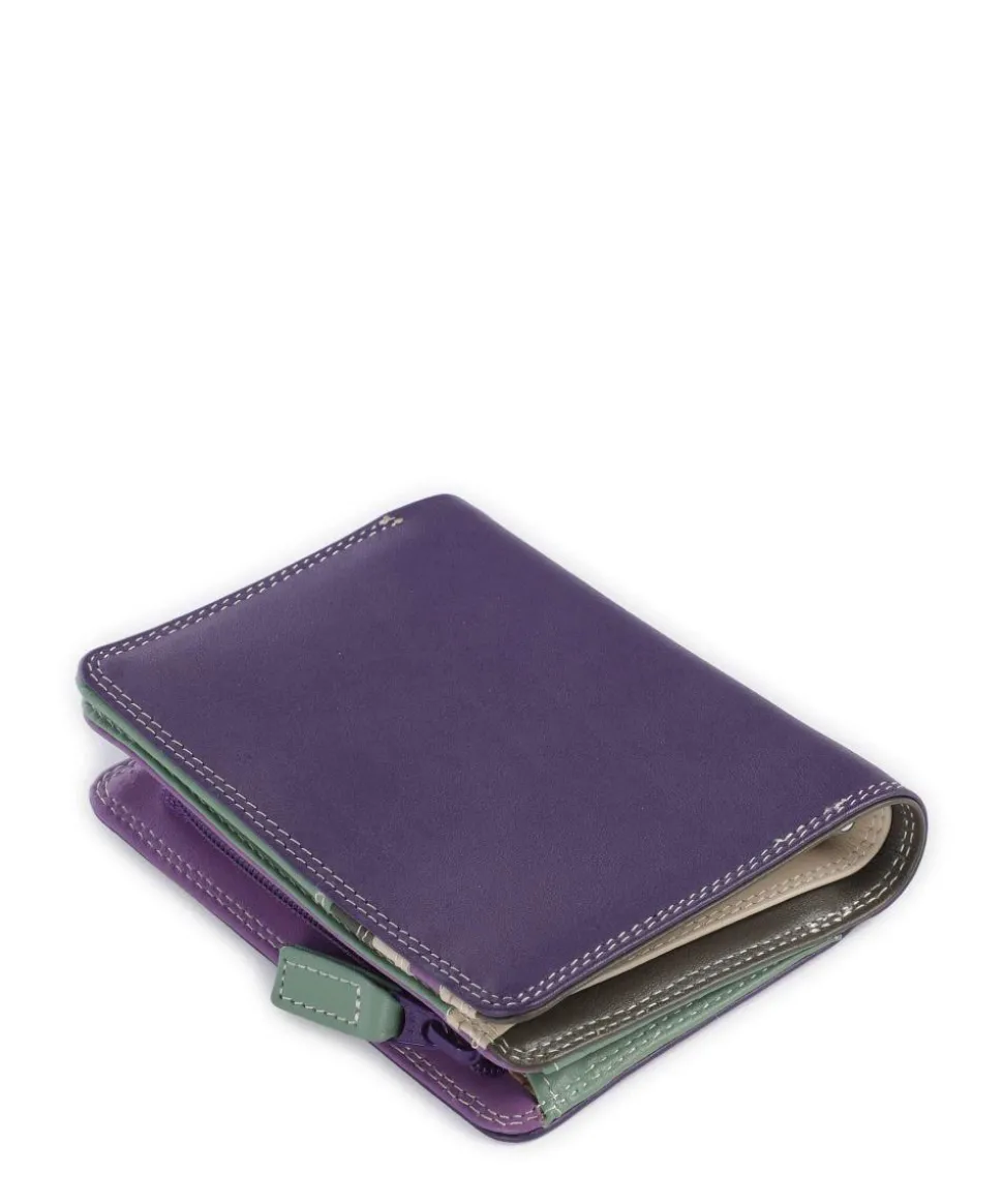 Geldbörse fein genarbtes Rindsleder pflaume