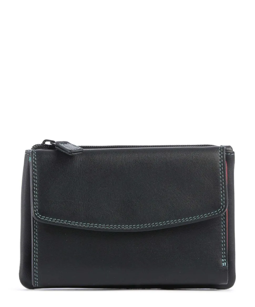 Geldbörse fein genarbtes Rindsleder schwarz