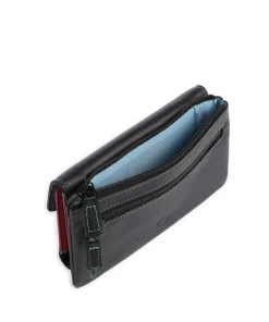 Geldbörse fein genarbtes Rindsleder schwarz