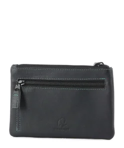 Geldbörse fein genarbtes Rindsleder schwarz