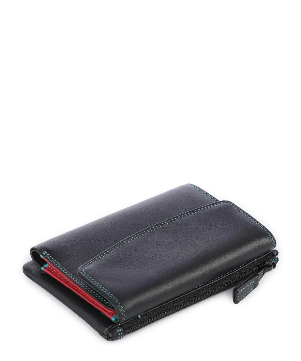 Geldbörse fein genarbtes Rindsleder schwarz