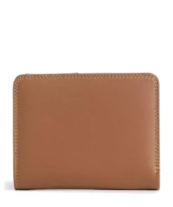 Geldbörse fein genarbtes Rindsleder braun