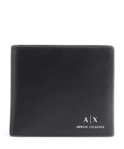 Geldbörse fein genarbtes Rindsleder schwarz