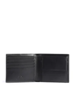 Geldbörse fein genarbtes Rindsleder schwarz