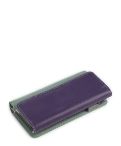 Geldbörse fein genarbtes Rindsleder mehrfarbig