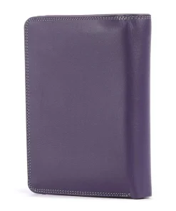 Geldbörse fein genarbtes Rindsleder pflaume