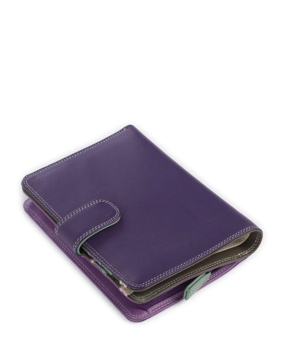 Geldbörse fein genarbtes Rindsleder pflaume