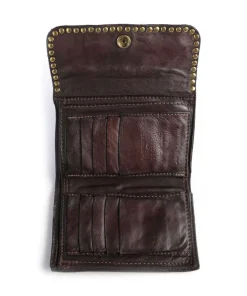 Geldbörse fein genarbtes Rindsleder dunkelbraun