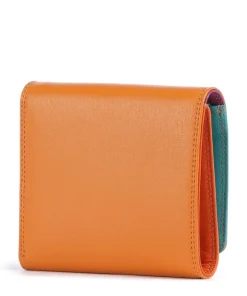 Geldbörse fein genarbtes Rindsleder orange