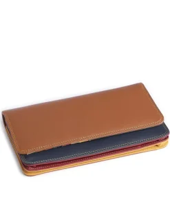 Geldbörse fein genarbtes Rindsleder mehrfarbig