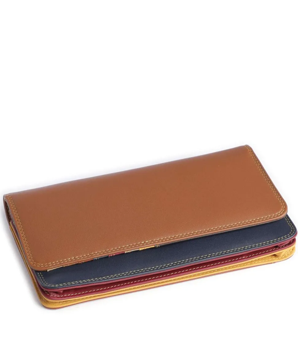 Geldbörse fein genarbtes Rindsleder mehrfarbig