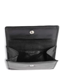 Geldbörse fein genarbtes Rindsleder schwarz