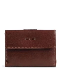 Geldbörse fein genarbtes Rindsleder braun