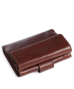 Geldbörse fein genarbtes Rindsleder braun