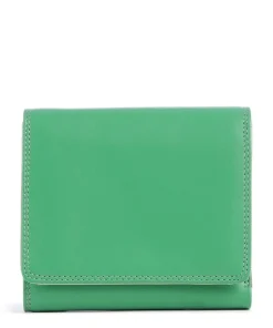 Geldbörse fein genarbtes Rindsleder grün