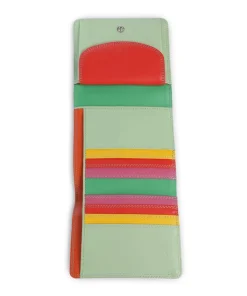 Geldbörse fein genarbtes Rindsleder grün