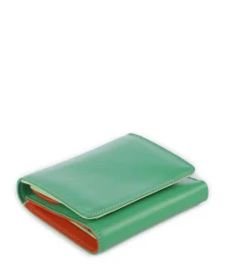 Geldbörse fein genarbtes Rindsleder grün