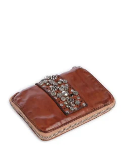 Geldbörse fein genarbtes Rindsleder cognac