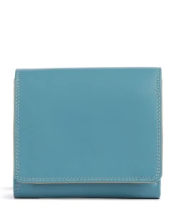 Geldbörse fein genarbtes Rindsleder türkis
