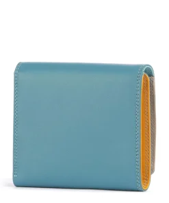Geldbörse fein genarbtes Rindsleder türkis