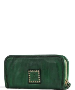 Geldbörse fein genarbtes Rindsleder dunkelgrün