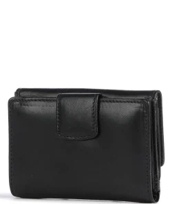 Geldbörse fein genarbtes Rindsleder schwarz