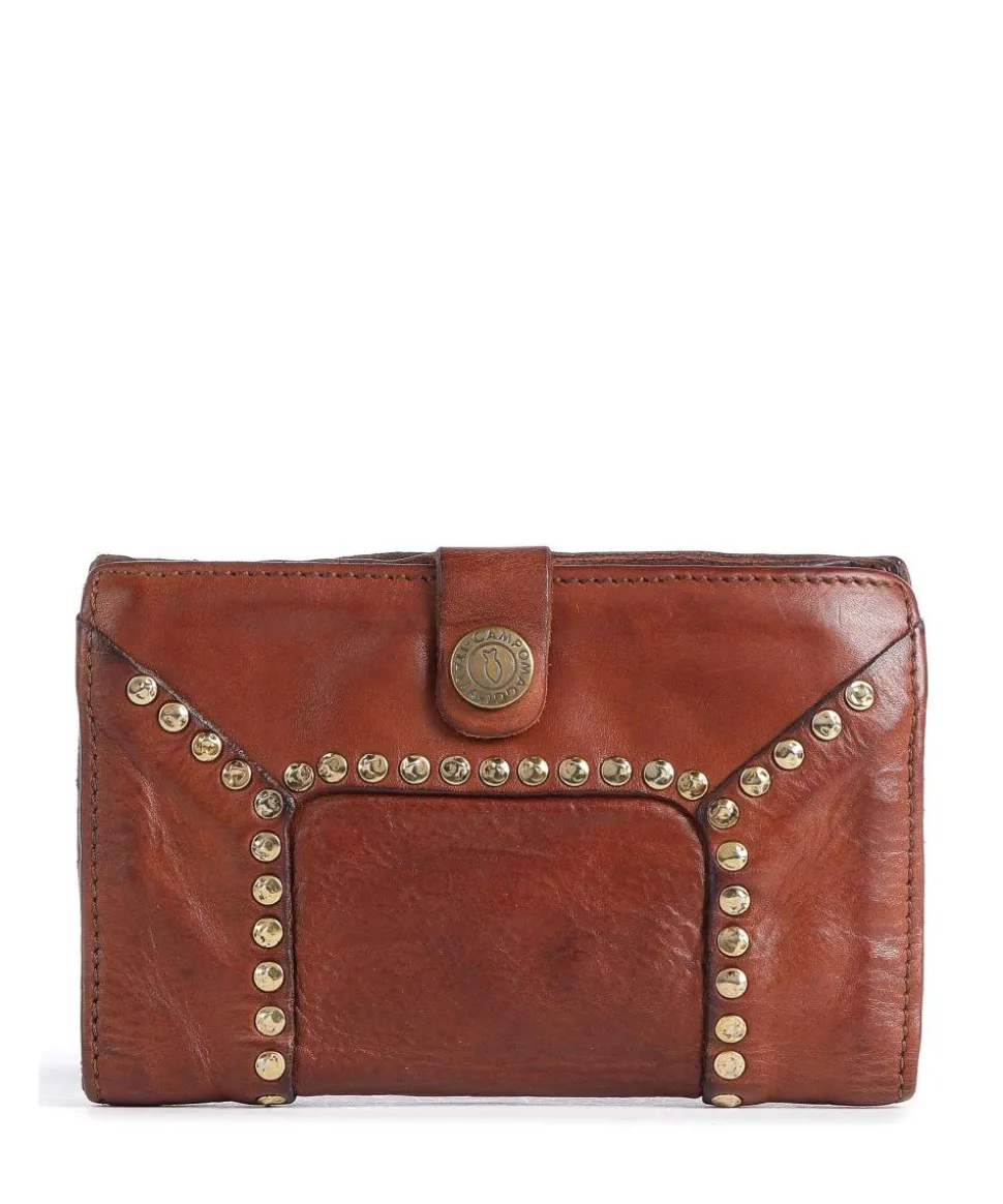 Geldbörse genarbtes Rindsleder braun