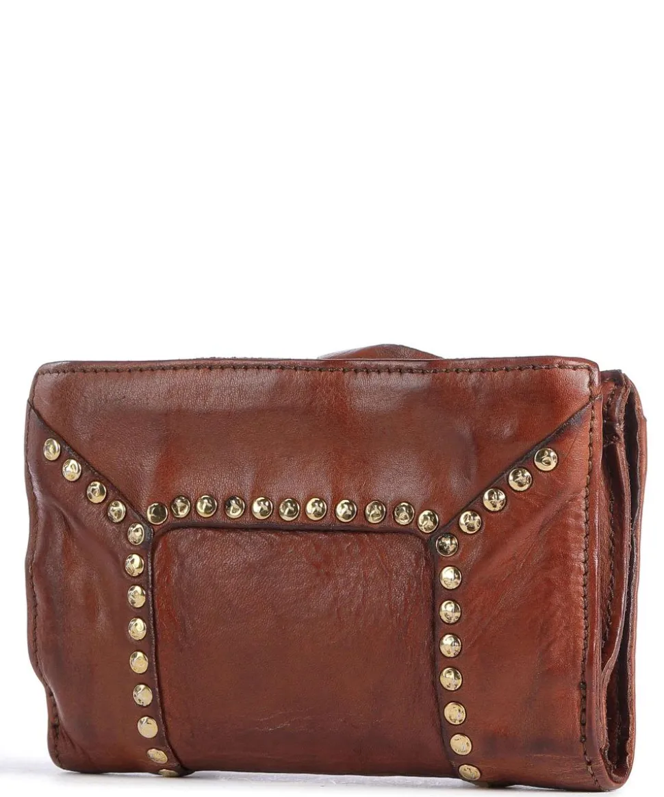 Geldbörse genarbtes Rindsleder braun