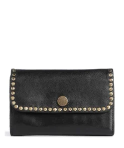 Geldbörse genarbtes Rindsleder schwarz