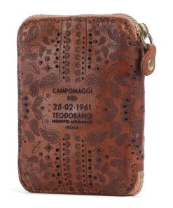 Geldbörse geprägtes Rindsleder cognac