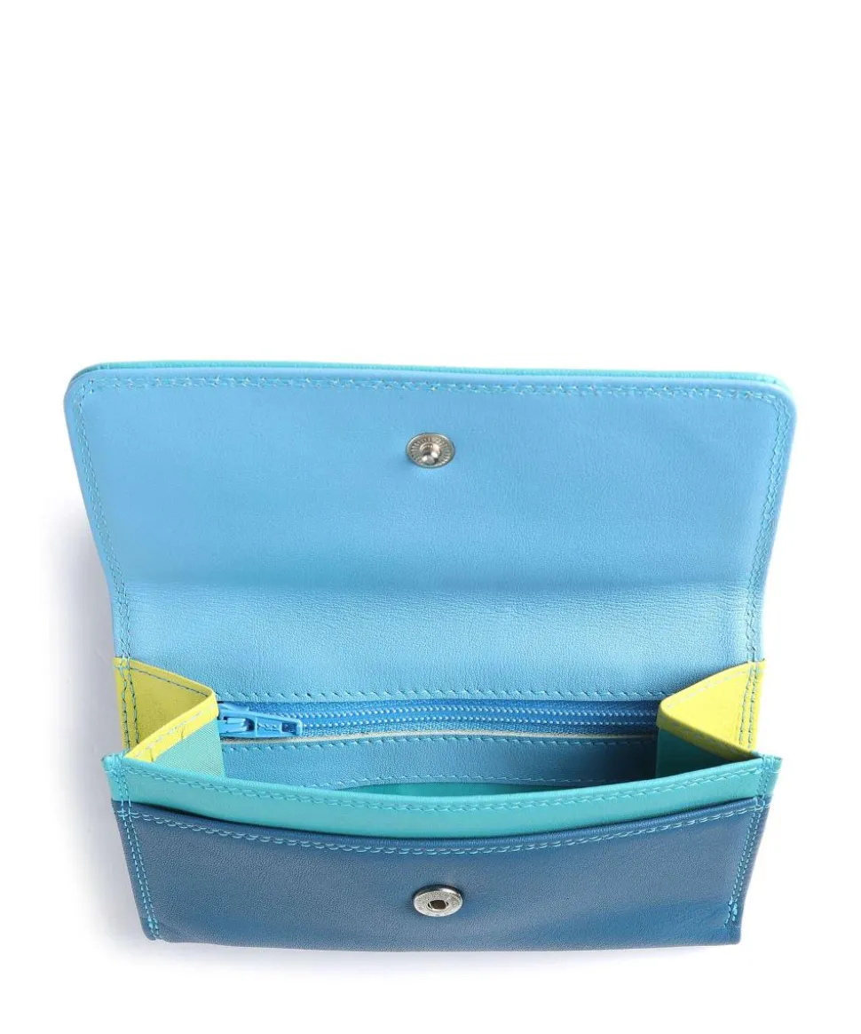 Geldbörse Leder blau