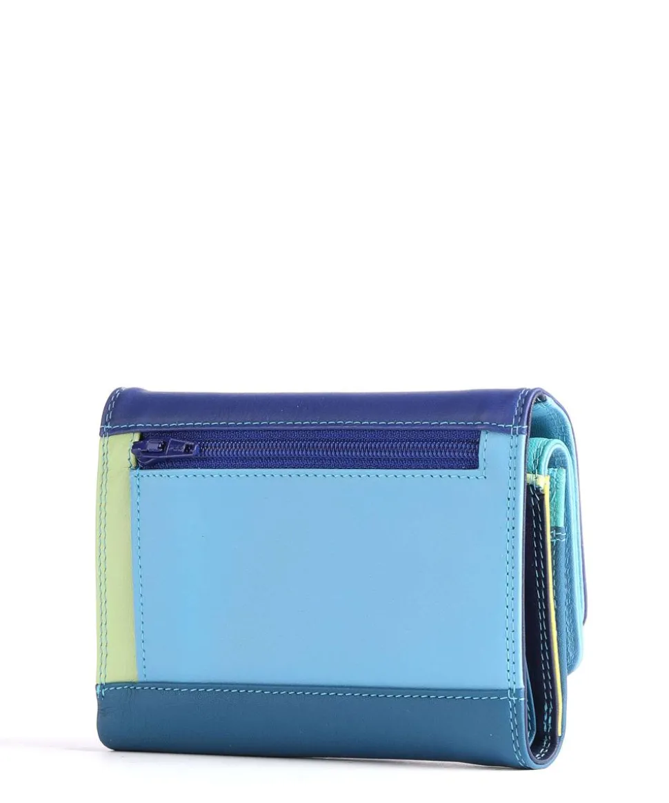 Geldbörse Leder blau