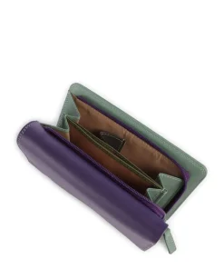 Geldbörse Leder mehrfarbig