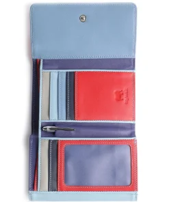 Geldbörse Leder mehrfarbig
