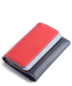 Geldbörse Leder mehrfarbig