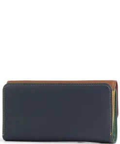 Geldbörse Leder mehrfarbig