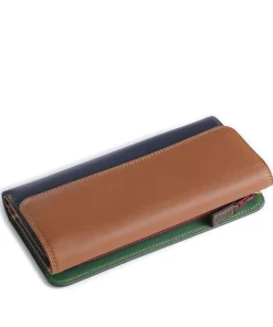 Geldbörse Leder mehrfarbig