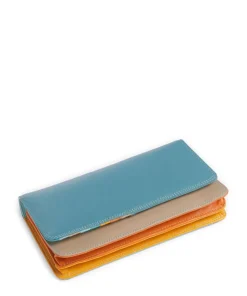Geldbörse Leder mehrfarbig