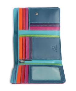 Geldbörse Leder mehrfarbig