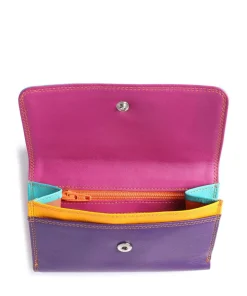 Geldbörse Leder mehrfarbig