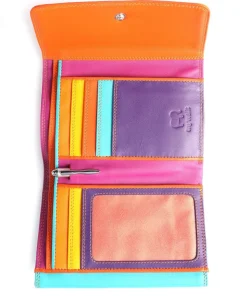 Geldbörse Leder mehrfarbig